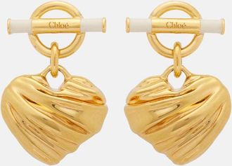 Chlo&eacute; Chlo&eacute; Heart drop earrings