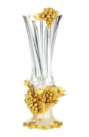 Mark Roberts Gilded Stately Vase in White at Nordstrom