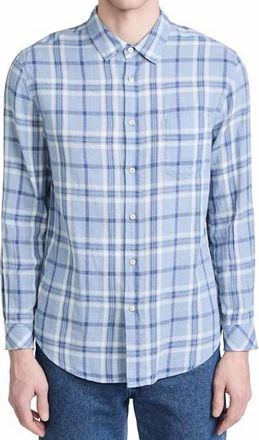 Rails Wyatt Shirt In Glass/blue Plaid