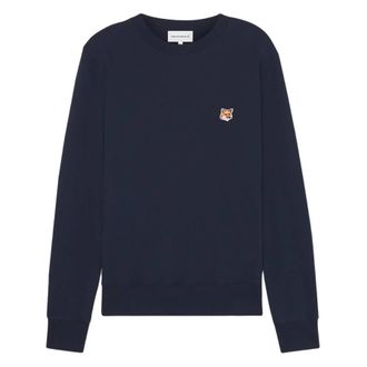 Maison Kitsun&eacute; Fox Head Patch Sweatshirt, Size X-Small