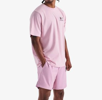 Malbon Golf Two Man Scramble T-Shirt In Pink