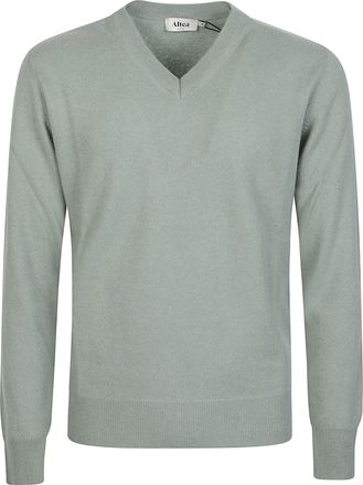 Altea Finely Knit Cashmere V-Neck Sweater