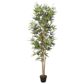 vidaXL &Aacute;rbol De Bamb&uacute; Artificial Con 1104 Hojas Verde 180 Cm Vidaxl