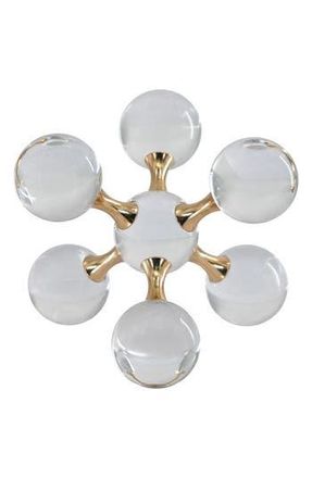 R16 Home Large Molecular Glass Ball in Clear at Nordstrom Rack