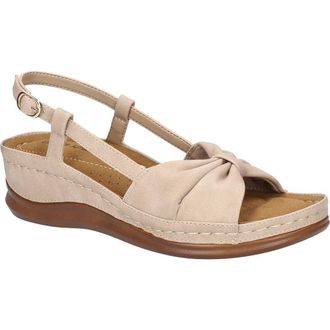 Easy Street Jupiter Slingback Platform Wedge Sandal in Natural at Nordstrom, Size 10