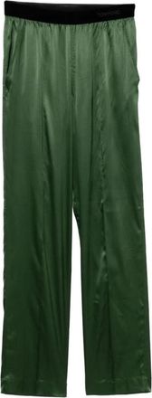 Tom Ford Green Silk Satin Pant