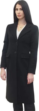 Marella Dames, Mantels, Zwart, Maat: XS Wol