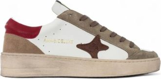 Ama brand Slam Sneakers - Heren - Sneakers - Wit - 42 EU - Leer - Schoenen