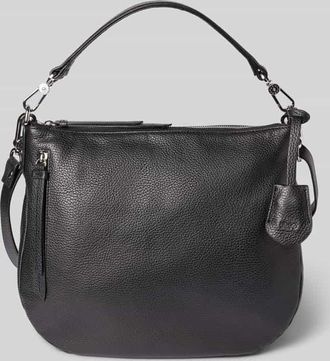 Abro Abro Handtasche aus Leder mit Reißverschluss in Black, Größe 1