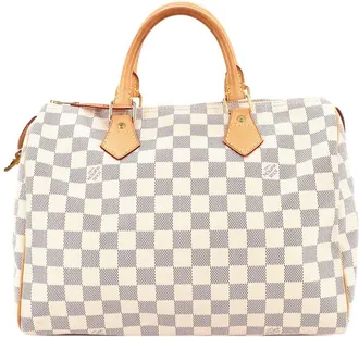 Louis Vuitton White Damier Speedy 30 (Authentic Pre-Loved)