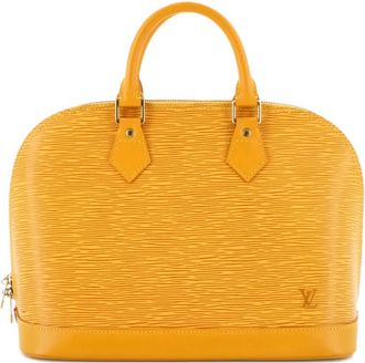 Louis Vuitton Vintage Alma Handbag Epi Leather PM satchel - Geel