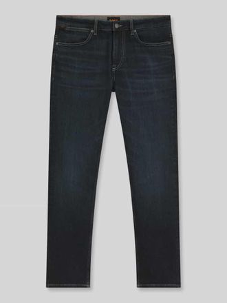 Boss Orange by Hugo Boss BOSS Orange Slim Fit Jeans aus Baumwoll-Mix im 5-Pocket-Design in Dunkelblau, Gr&ouml;&szlig;e 30/32