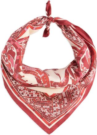 La DoubleJ Foulard con stampa - Rosso