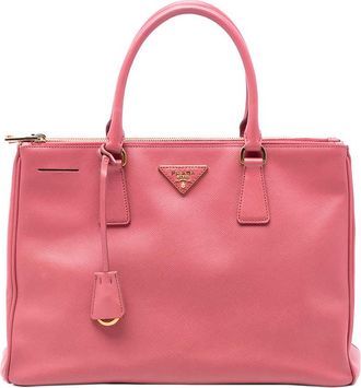 Prada Pre-owned Prada Medium Saffiano Lux Galleria Double Zip Satchel Ladies 7YIACXUDG0ZZ8MY2