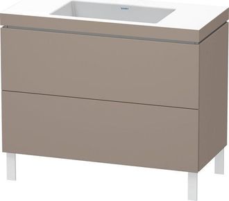 Duravit Lavabo Para Muebles Duravit L-cube C-bonded Con Base Sobre El