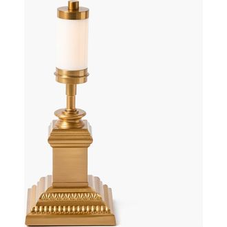 Mrs. Alice Short Corinthian Square Rechargeable Lamp in Brass at Nordstrom