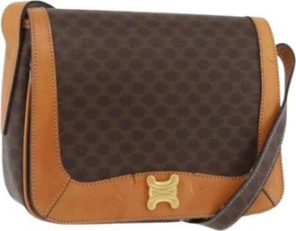 Celine Pre-owned Cross Body Bags, female, Brown, Size: ONE SIZE Pre-owned Vintage Shoulder Bag