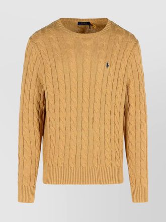 Polo Ralph Lauren cable-knit cotton crew-neck sweater