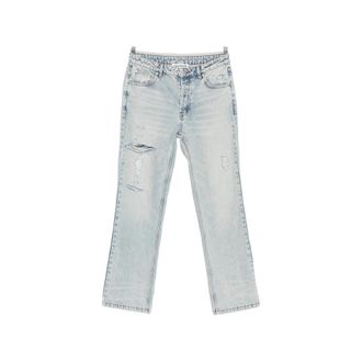 Cole Buxton Distressed Acid-wash Jeans
