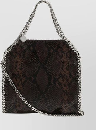 Stella McCartney falabella mini snake-effect tote bag
