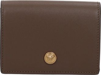 Versace Brown Leather Womens Wallet