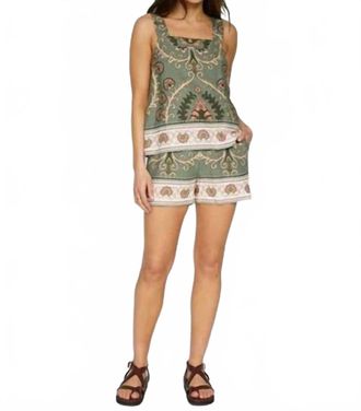 Sanctuary Spring Breaker Semi High Rise Shorts In Mezzo Sage