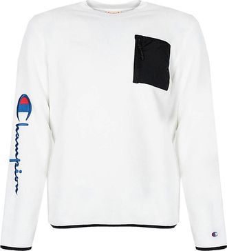 Champion Sudadera de cuello redondo - Sweatshirts & Hoodies - Hombre - Blanco - S