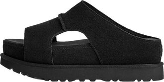 UGG (WMNS) UGG Goldenstar Hi Cutout Slide Platform Black 1175132-BLK
