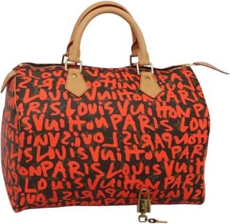 Louis Vuitton Pre-owned borse a mano di tela - - Pre-owned - Donna - Rosso - ONE SIZE