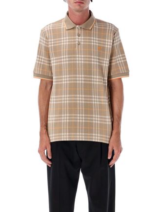 Burberry Broom Check Cotton Polo Shirt