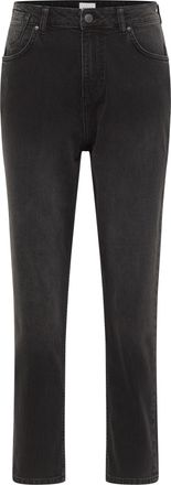Mustang Mom-Jeans MUSTANG Damen Style Charlotte Tapered, Damen, Gr. 33, L&auml;nge 34, 840 schwarz, 99% Baumwolle, 1% Elasthan, unifarben, bequem, Jeans Mom-Jeans