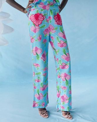 Celia B Orchids Pants In Floral