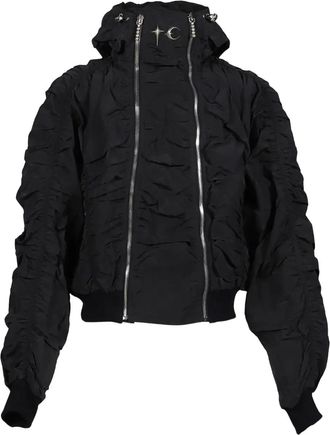 Thug Club Giacca biker con applicazione - Nero