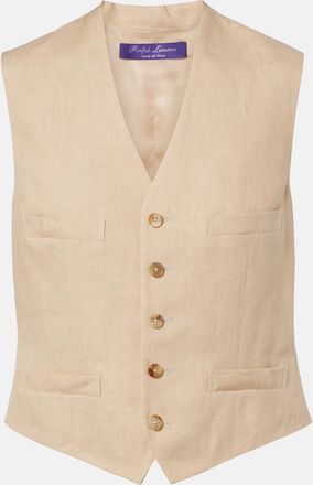 Ralph Lauren Collection Chaleco Jaiden de lino