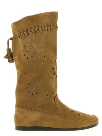 Isabel Marant Brown Round Toe Boots