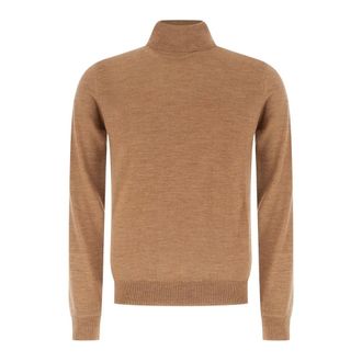 Alpha Studio Au7022G 1008 Turtleneck - Heren - Truien - Bruin - Maat: M