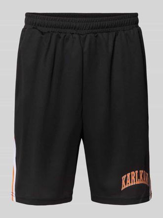Karl Kani Regular Fit Shorts mit Logo-Print in Black, Gr&ouml;&szlig;e XXL