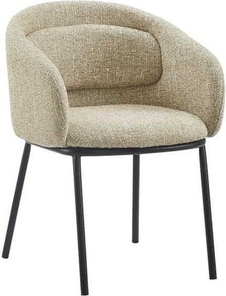 Global Interiors Design Stuhl Florenzo mit Armlehnen, Beige