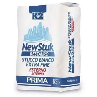 K2 newstuk restauro stucco in polvere base cemento in sacco - kg.1