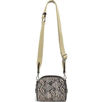 Radley London Arden Crescent Leather Crossbody Bag in Chalk/snakeskin Print at Nordstrom Rack, Size Small