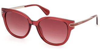 Max & Co. MO0121 69T Womens Sunglasses Burgundy Size 55