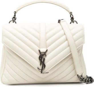 Saint Laurent Pre-owned Saint Laurent Medium Quilted Chevron Sheepskin College Satchel Ladies R7GL3VBZBSW8HJ3W