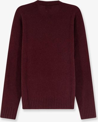 Alysi Womens Sweater Merino-Cashmere Purple Merino Wool
