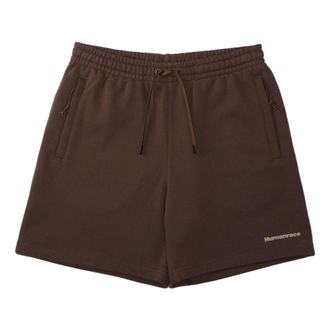 adidas x Pharrell Humanrace Small Logo Shorts Brown HJ7066