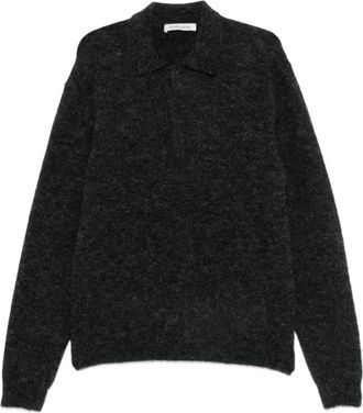 Sunflower Mohair Polo - Heren - Ronde hals truien - Zwart - L - Truien & Vesten