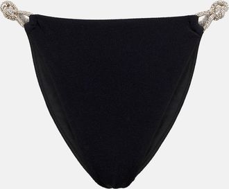 SIMKHAI Darien embellished bikini bottoms