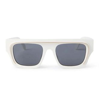 Palm Angels Sunglasses, unisex, White, Size: 52 MM Salton Sunglasses