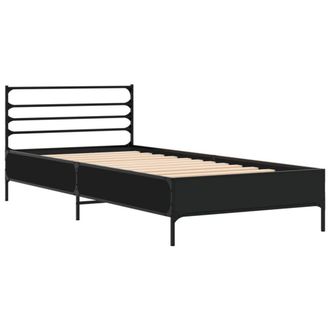 Berkfield Home Durable Bed Frame without Mattress Black 90x200 cm