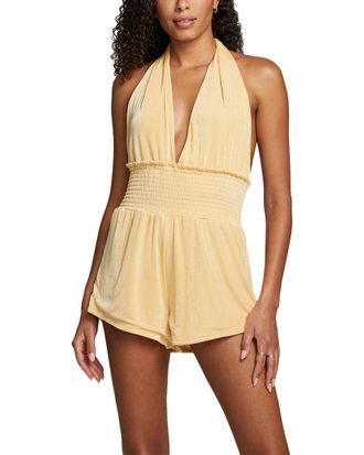 Chaser Electric Slinky Rib Halter Romper