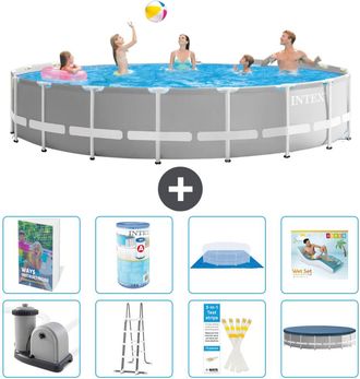 Intex Piscina Prism Frame Redonda - 549x122 Cm - 9-piezas S635